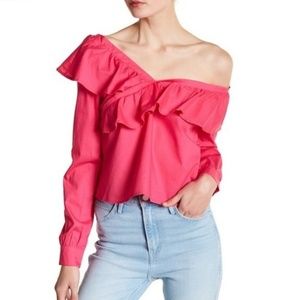 Love fire one shoulder top